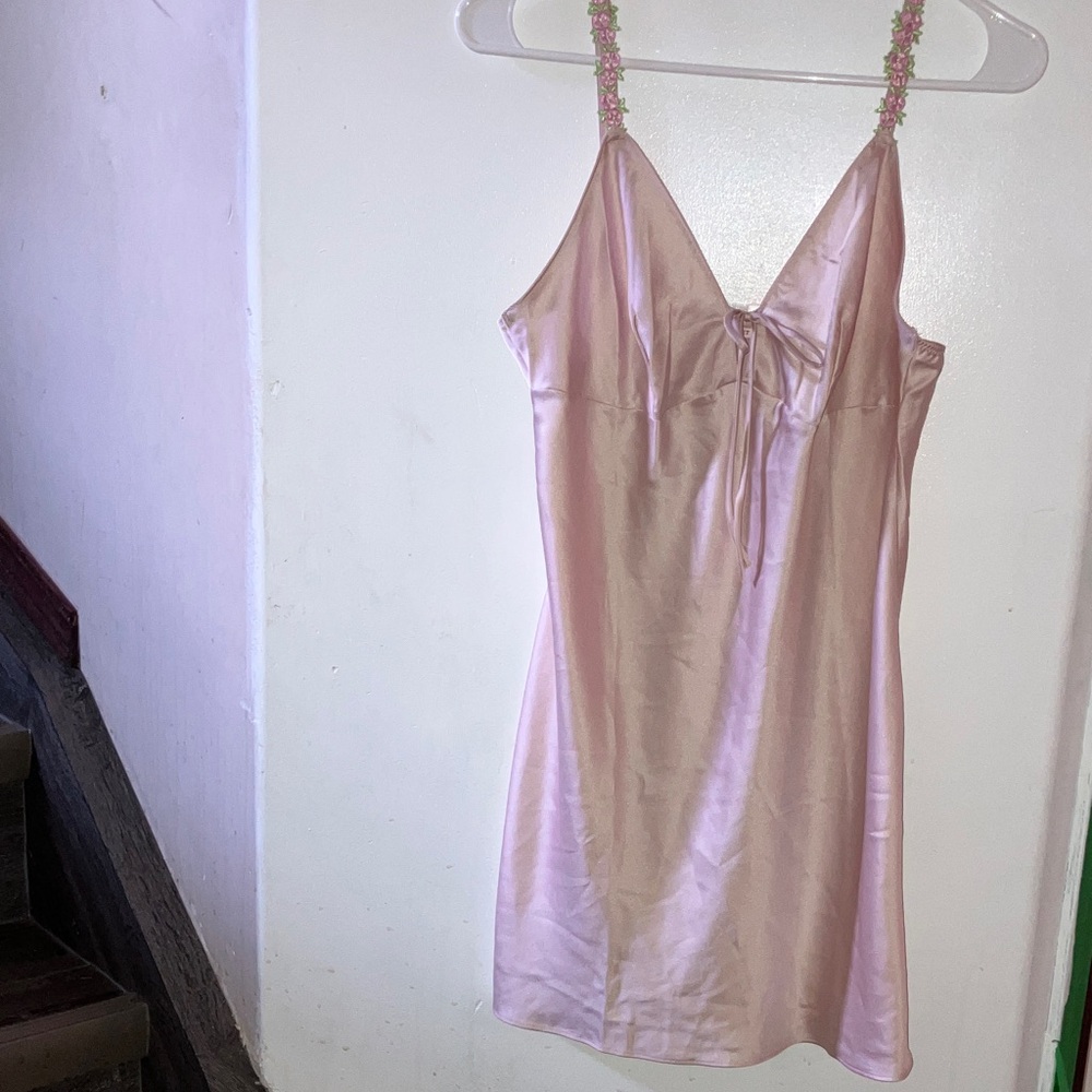 Victoria's Secret Pink Satin Chemise